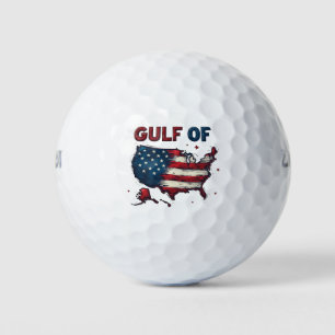 Balles De Golf Carte du golfe d'Amérique USA Trump USA Golfe du M