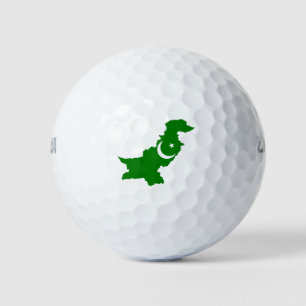 Balles De Golf Carte du Pakistan