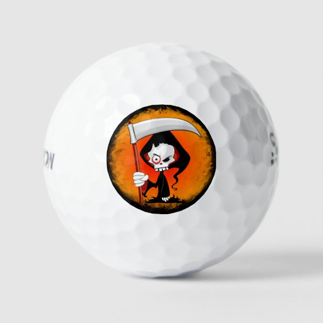 Balles De Golf Carton de la Faucheuse (Recto)