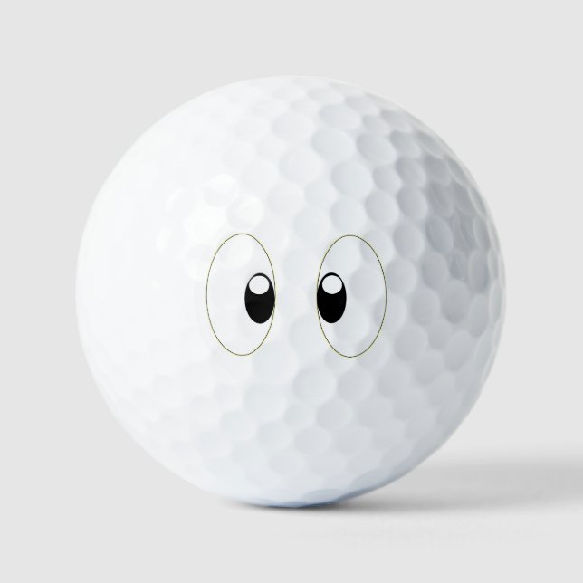 BALLES DE GOLF CARTOON EYES (Recto)