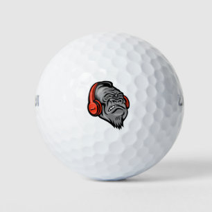 Balles De Golf Casque de Gorilla Le Grand Visage de la Montagne, 