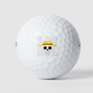 Balles De Golf casquette de paille jolly roger or boule