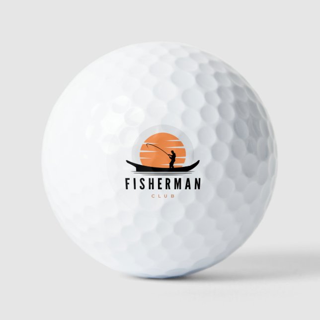 Balles De Golf Casquette Fisherman Club (Recto)