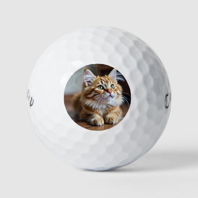 Balles De Golf Cat drôle (Devant)