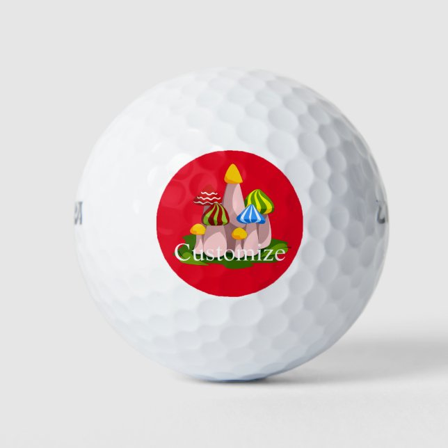 Balles De Golf Cathédrale des champignons magiques Thunder_Cove (Devant)