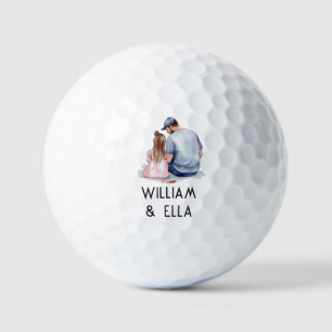 Balles De Golf Caution père et fille (7)