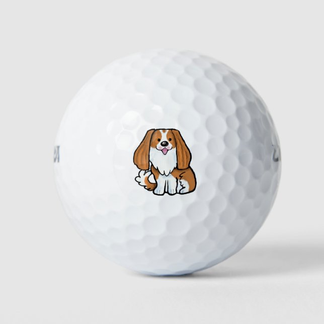 Balles De Golf Cavalier King Charles Spaniel (Devant)