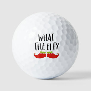 Balles De Golf Ce que l'elfe drôle Noël Elfe Père Noël