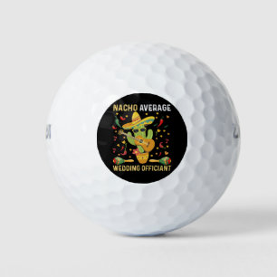 Balles De Golf Célébrant de mariage moyen Nacho Fête mexicaine