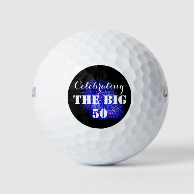 Balles De Golf Célébration du BIG 50 - (Devant)