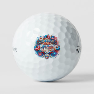 Balles De Golf Célébrez le 250e anniversaire de l'Amérique avec u