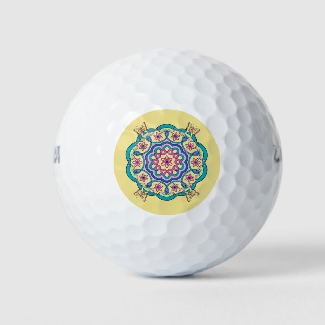 Balles De Golf Cercle papillon (Devant)