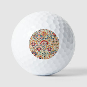 Balles De Golf Cercles Abstraits : Papier peint couleur tendance