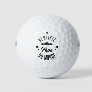 Balles De Golf Certifié meilleur papa