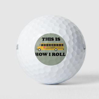 Balles De Golf C'Est Comme Ça Que Je Fais Rouler Un Conducteur De