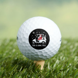 Balles De Golf C'est comme ça que je roule drôle de Père Noël en