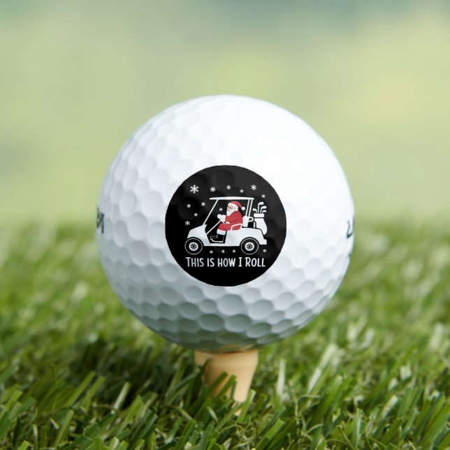 Balles De Golf C'est comme ça que je roule drôle de Père Noël en  (T-shirt Insitu)