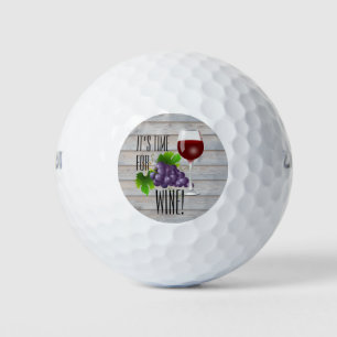 Balles De Golf C'est l'heure ou le vin !