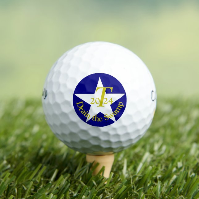 Balles De Golf C'est pour Trump d'épuiser le marais (T-shirt Insitu)