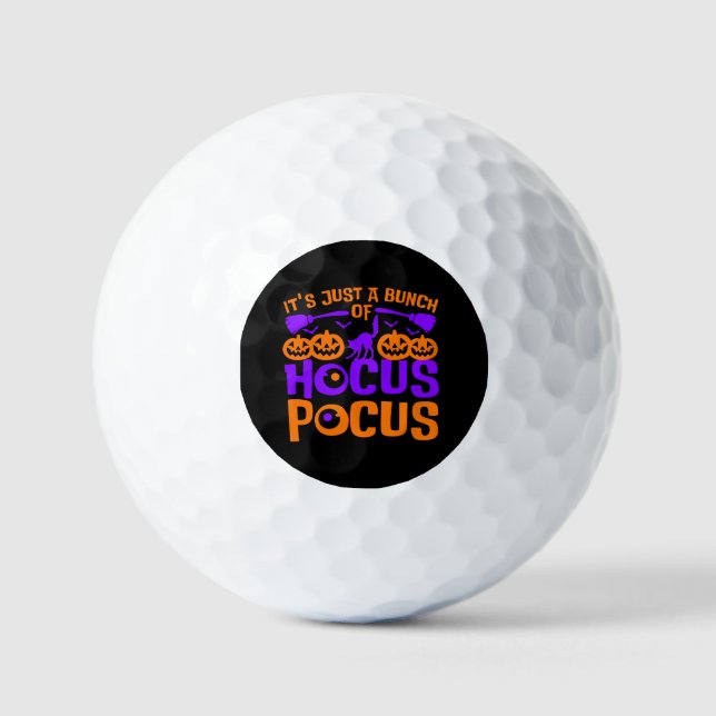 Balles De Golf C'est un tas d'Halloween de Pocus de Hocus (Recto)