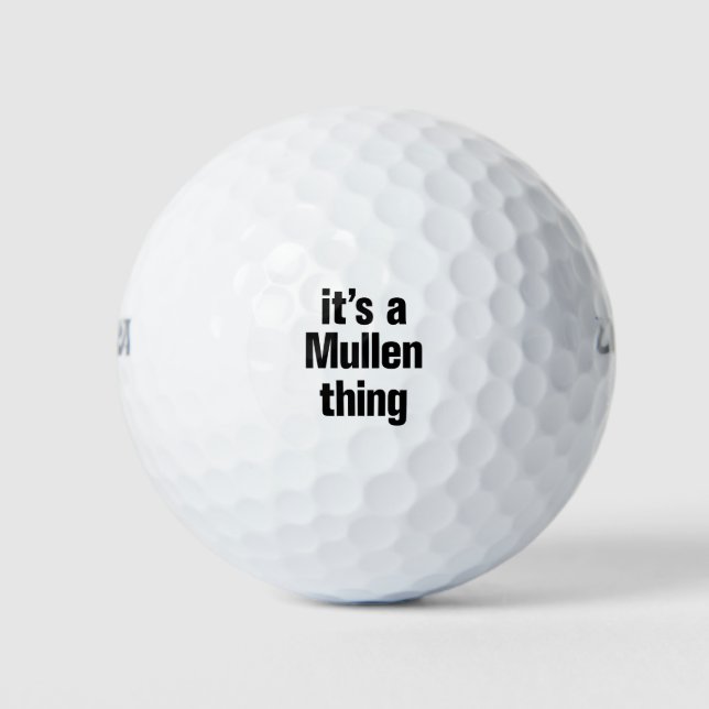 Balles De Golf c'est un truc de mullen (Devant)