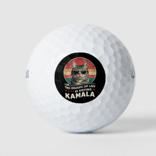 Balles De Golf Cette dame aux chats sans enfants vote Kamala