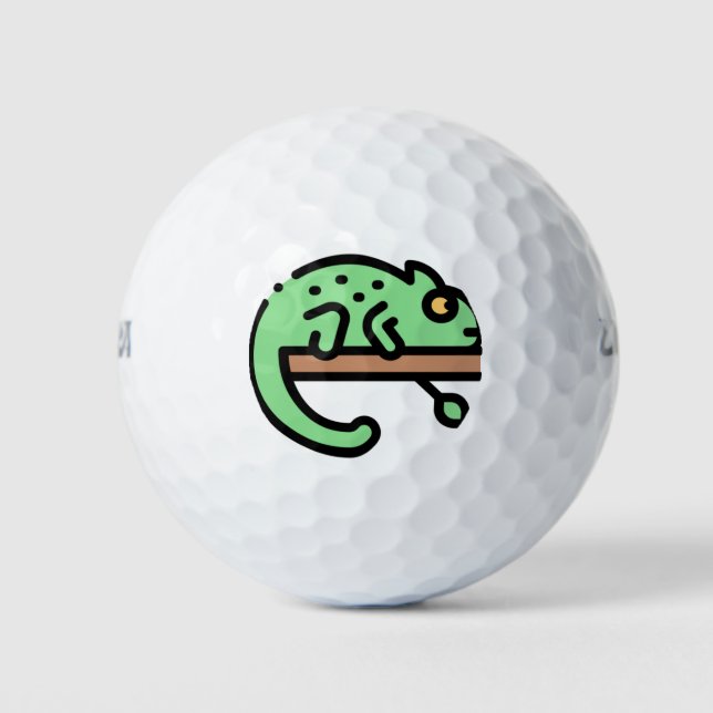 Balles De Golf Chameleon (Devant)