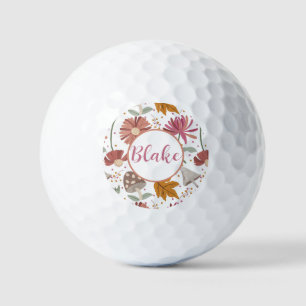 Balles De Golf Champignons et fleurs Dames