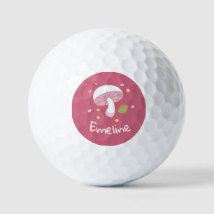 Balles De Golf Champignons mignons Emma B. Personnaliser