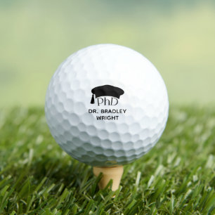Balles De Golf Chapeau doctoral personnalisé de doctorat pour la