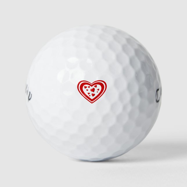 Balles De Golf Chapeau plein d'amour (Devant)