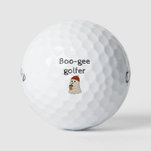Balles De Golf Chapeau Rouge Fantôme Mignon Adorable Halloween