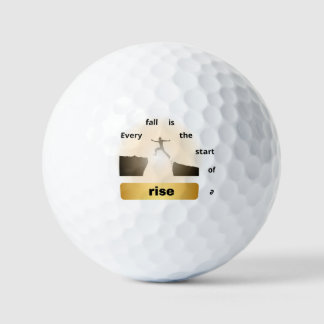 Balles De Golf « Chaque chute est le début d'une ascension – Saut