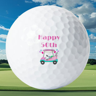 Balles De Golf Chariot de fête élégant pour femmes golfeuses 50e 