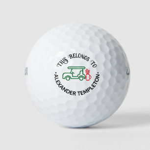 Balles De Golf Chariot de Golf, Clubs “Ceci appartient à” Nom DIY