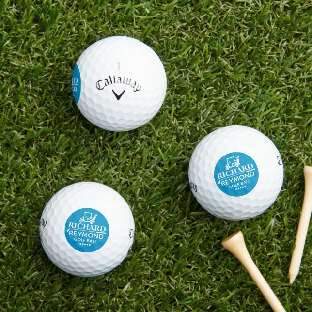 Balles De Golf Chariot de golf > Golfeur marque bleue (Herbe in situ)