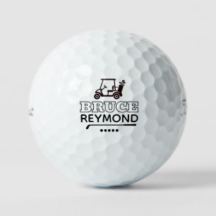Balles De Golf Chariot de Golf - Marquage Personnalisé du Nom du