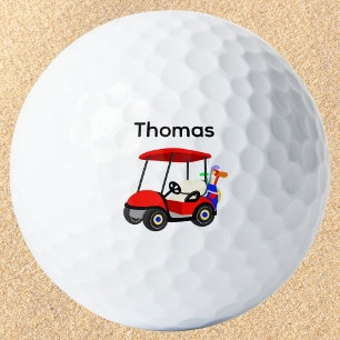 Balles De Golf Chariot de golf rouge pour garçon