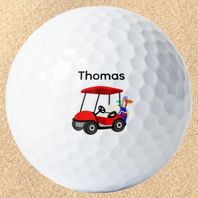 Balles De Golf Chariot de golf rouge pour garçon (Créateur téléchargé)
