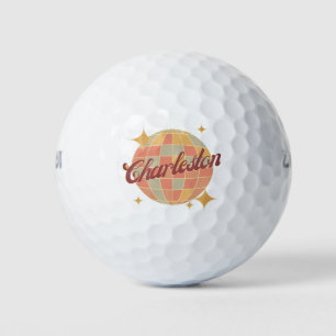 Balles De Golf Charleston City Caroline du Sud USA Golf retro