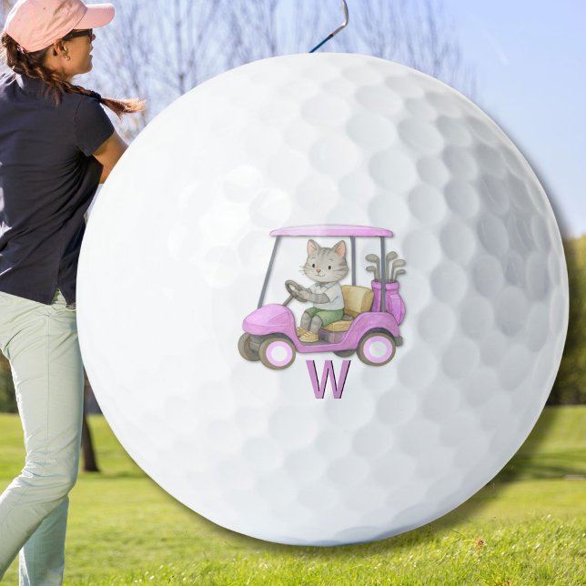 Balles De Golf Charmant Chariot Rose Parfaitement à Parité (Créateur téléchargé)