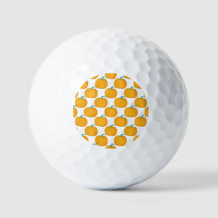 Balles De Golf Charme citrouille : Motif Vintage à main.