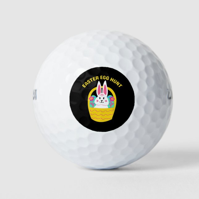 Balles De Golf Chasse aux oeufs de Pâques (Devant)
