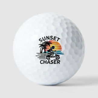 Balles De Golf Chasseur de coucher de soleil