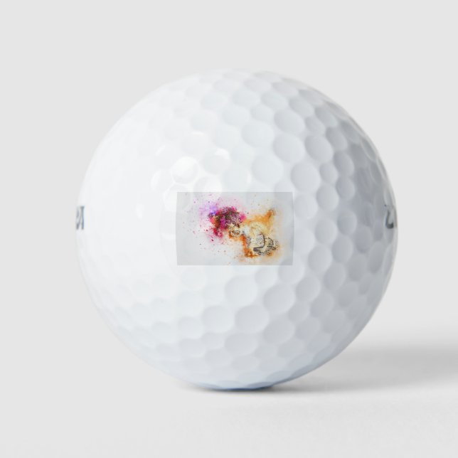 Balles De Golf Chat 1 (Devant)