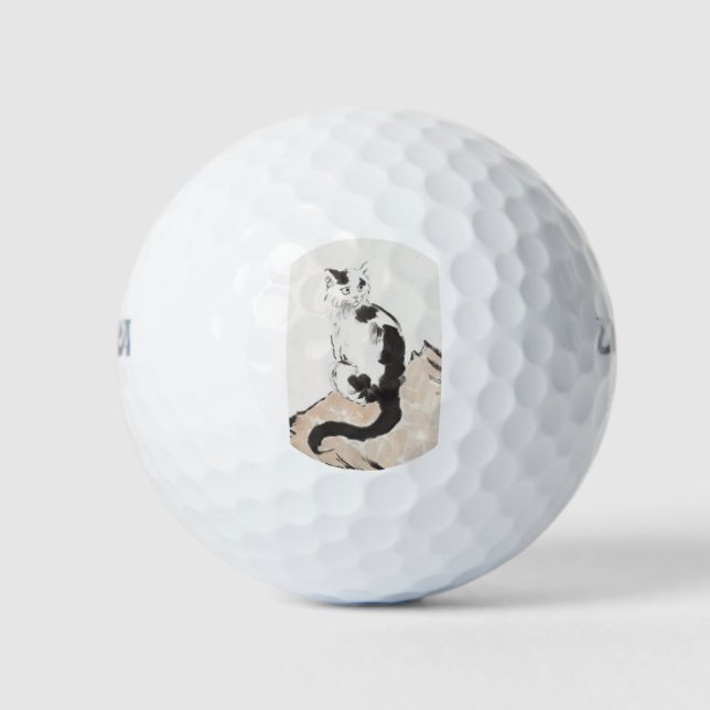 Balles De Golf Chat (de Xu Beihong) (Devant)