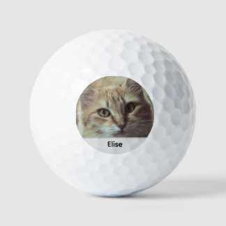 Balles De Golf Chat Mignon Personnalisé avec Photo et Texte
