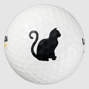 Balles De Golf Chat noir