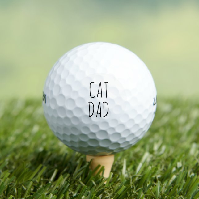 Balles De Golf "Chat Papa" Simple Farmhouse moderne (T-shirt Insitu)
