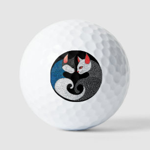 Balles De Golf Chats colorés mignons
